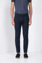 Torino 1 Pinces Flex Hose Chino Herren aus super stretch Gabardine slim fit