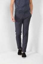Torino City Icon Flex men's chino pants in stretch cotton and linen cavallery slim fit