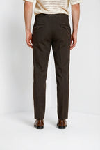Torino City Icon Flex Hose Chino Herren aus Cavallery aus Baumwolle und Leinen Stretch slim fit