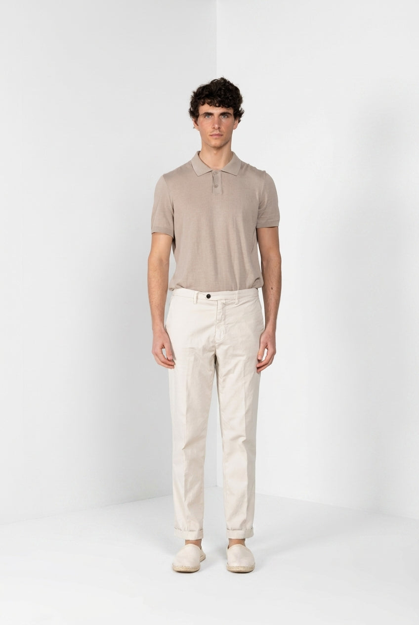 Boston men's chino pants in stretch cavalry relaxed fit