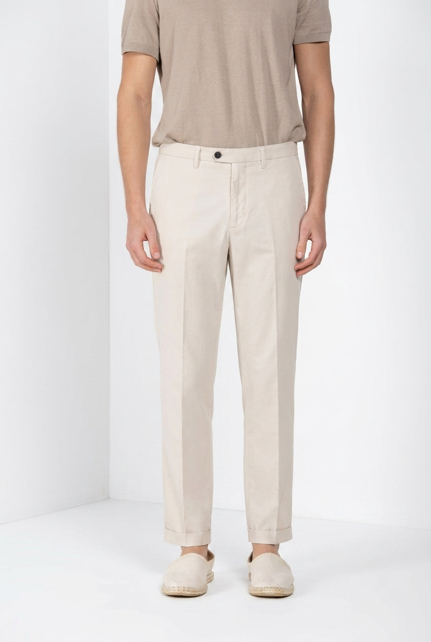 Boston men's chino pants in stretch cavalry relaxed fit