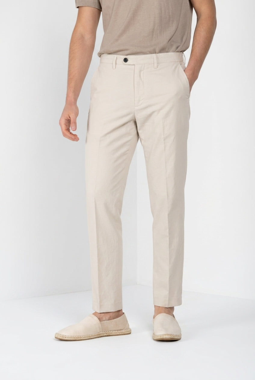 Boston men's chino pants in stretch cavalry relaxed fit