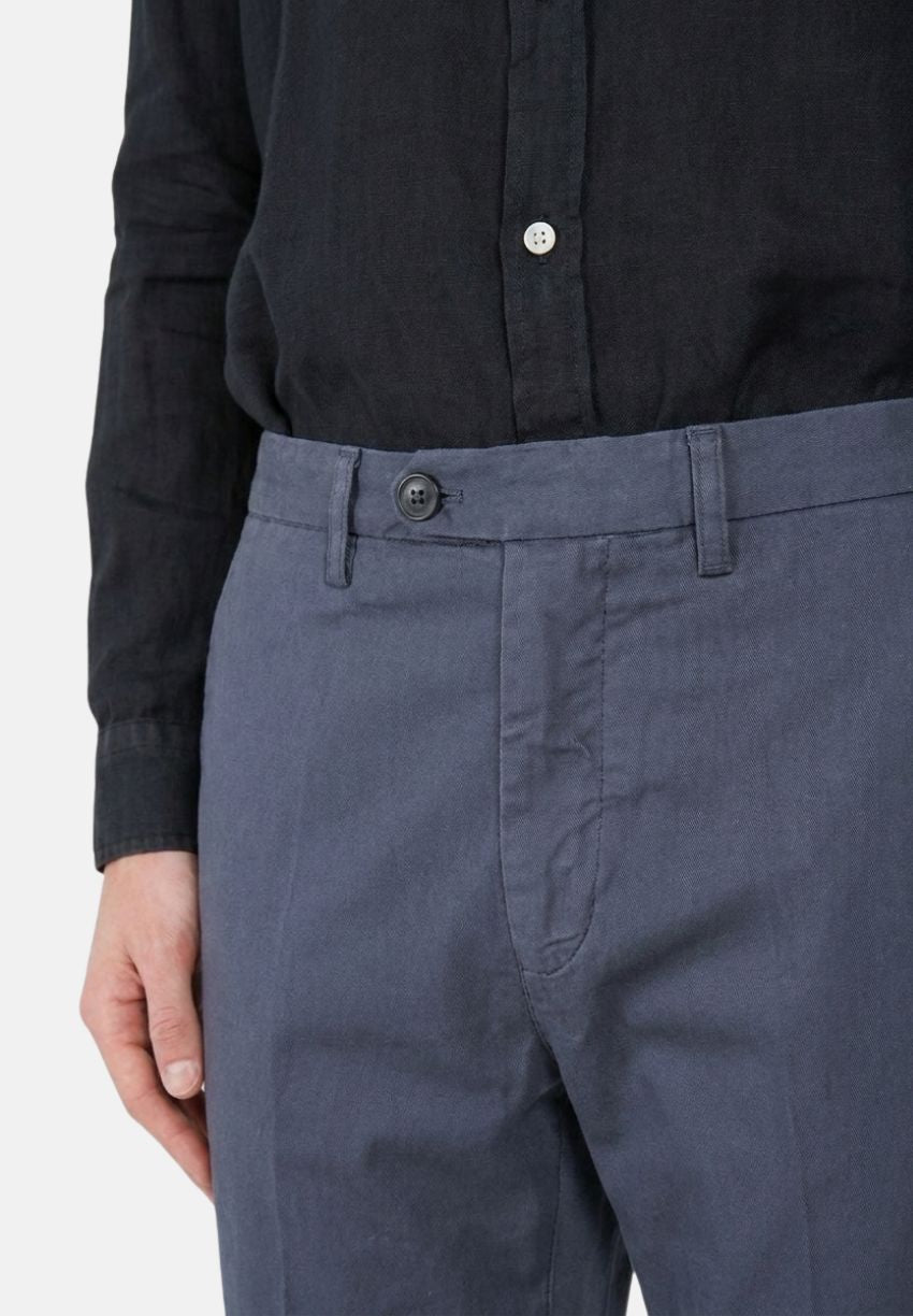 Boston Hose Chino Herren aus Stretch-Cavallery relaxed fit