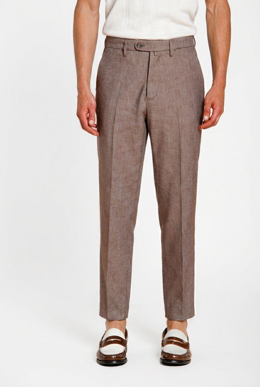 Boston men's chino pants in diagonal weave denim relaxed fit