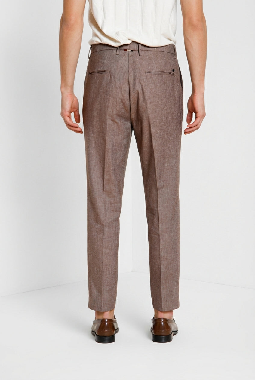 Boston men's chino pants in diagonal weave denim relaxed fit