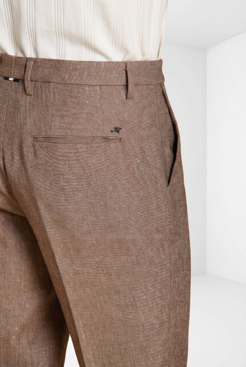 Boston Hose Chino Herren aus Denim Diagonalbindung relaxed fit
