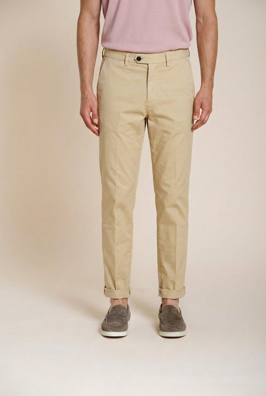 Boston Herren Chino Hose aus leicht Stretch-Twill relaxed fit