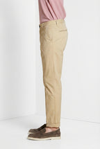 Boston men's chino pants in lightweight stretch twill relaxed fit