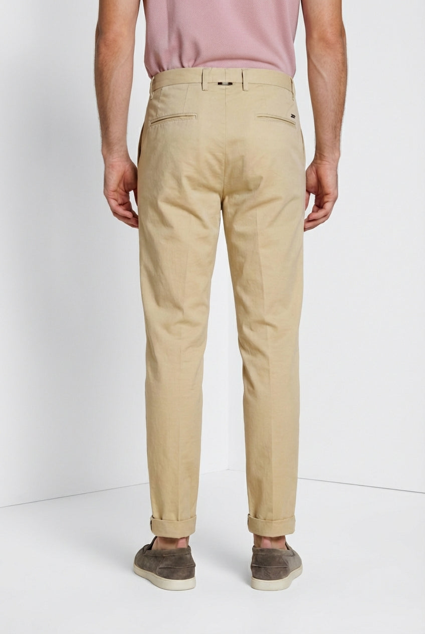 Boston men's chino pants in lightweight stretch twill relaxed fit