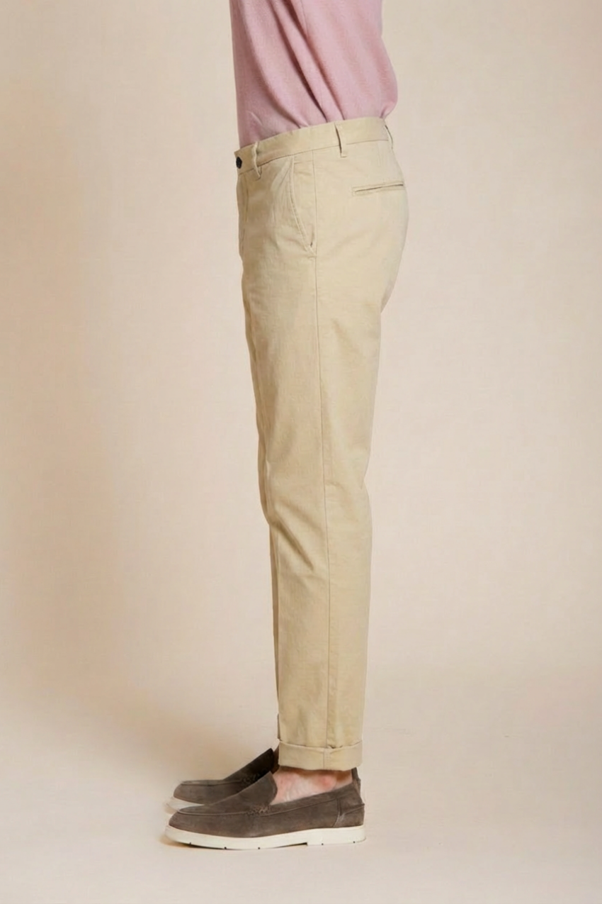 Boston men's chino pants in lightweight stretch twill relaxed fit