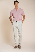 Boston pantalón chino hombre en twill ligero stretch relaxed fit