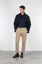 Garden pantalone chino uomo in bull stretch carrot fit