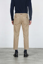 Garden pantalone chino uomo in bull stretch carrot fit
