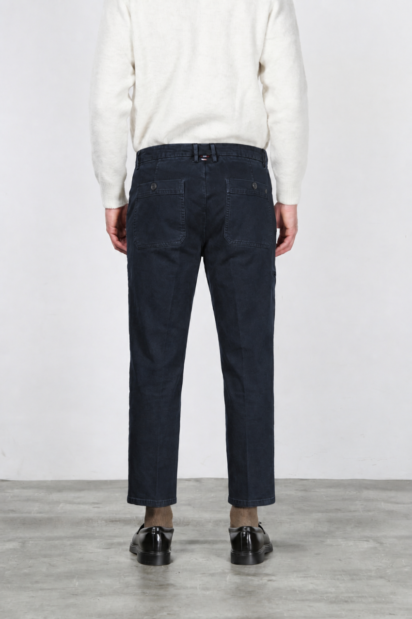 Pantalón Chino de Hombre Garden en Tejido Bull Stretch con Fit Carrot