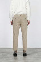 Garden pantalone chino uomo in bull stretch carrot fit
