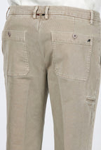 Garden pantalone chino uomo in bull stretch carrot fit