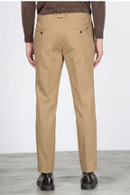 Paris men’s chino pants in stretch tricotine with carrot fit
