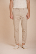 New York men's chino pants in stretch gabardine regular fit ①