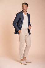 New York men's chino pants in stretch gabardine regular fit ①