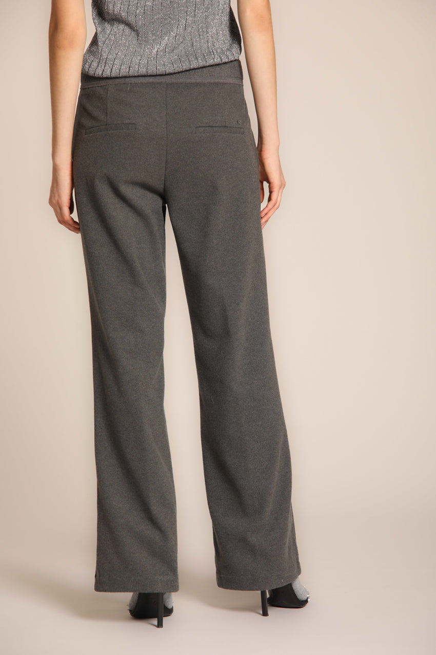 immagine 4 di pantalone chino donna, modello Easy Straight, di colore grigio, fit straight di Mason's