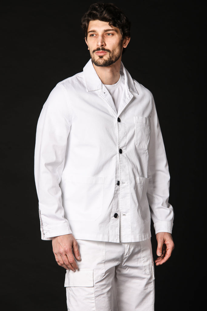 Image 1 of Mason's men's M74 Work model field jacket in white, regular fit
