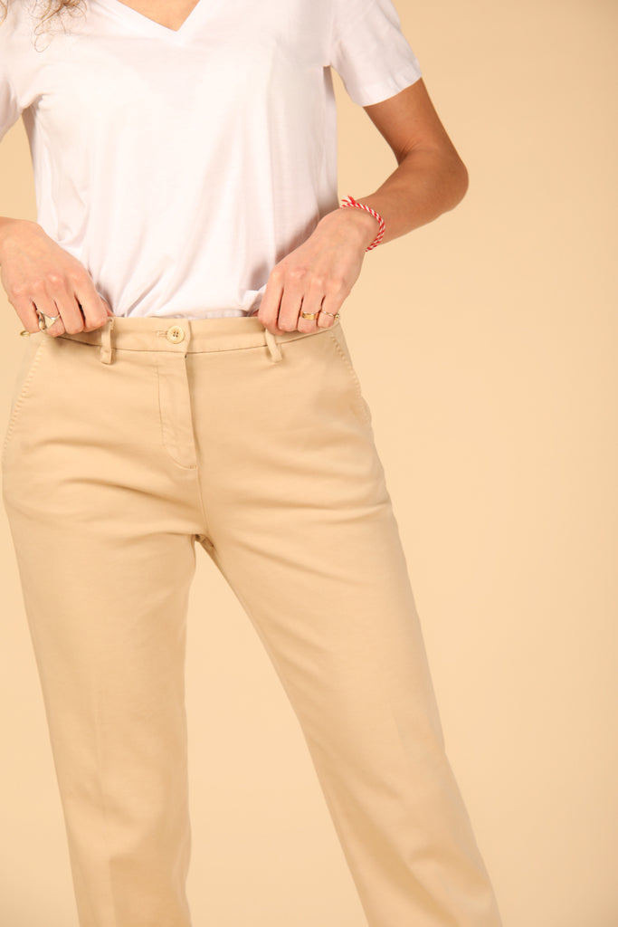 Image 1 of Women's New York Model Chino Pants in Dark Khaki, Regular Fit