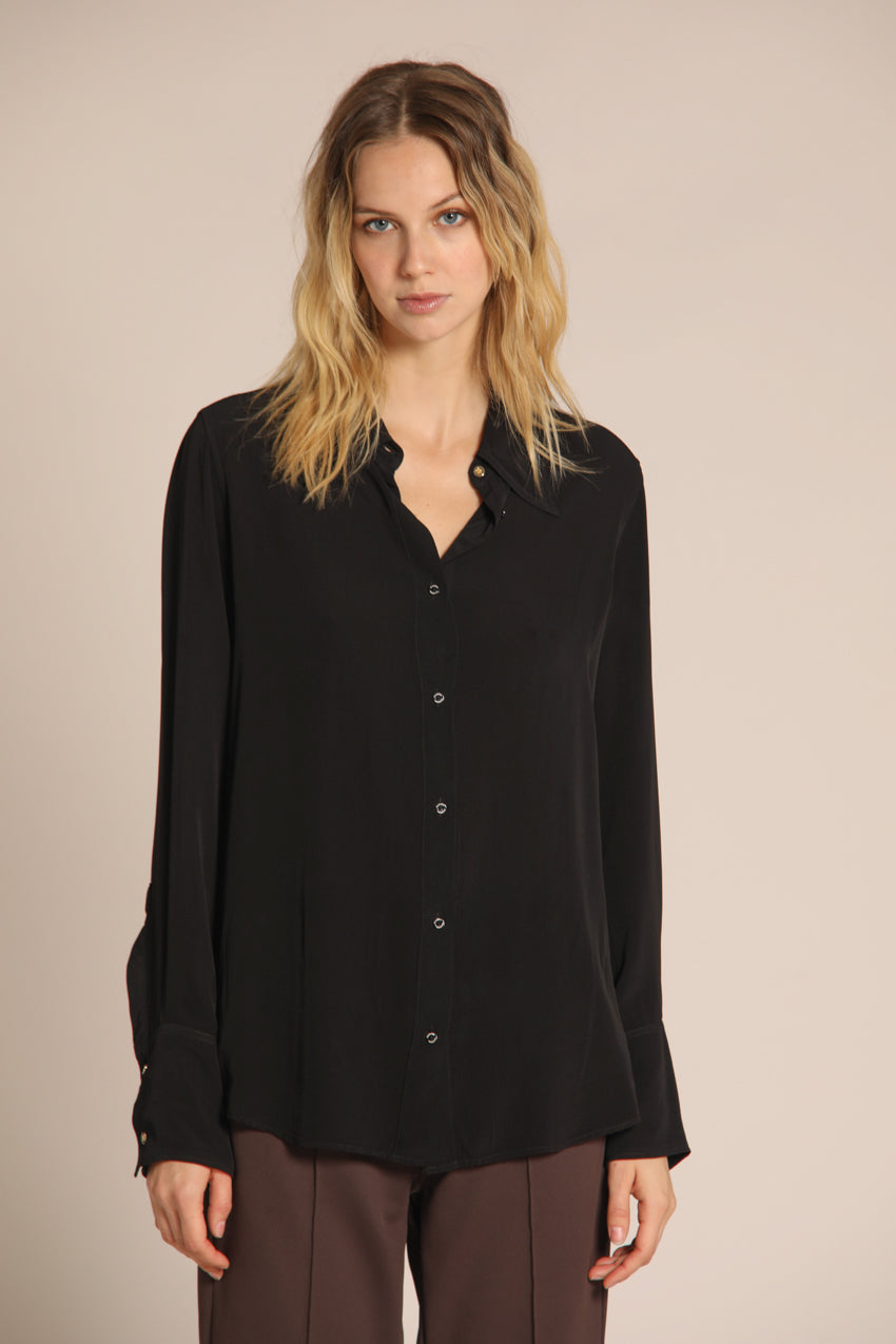 immagine 1 di camicia donna, modello Nicole, di colore nero di mason's