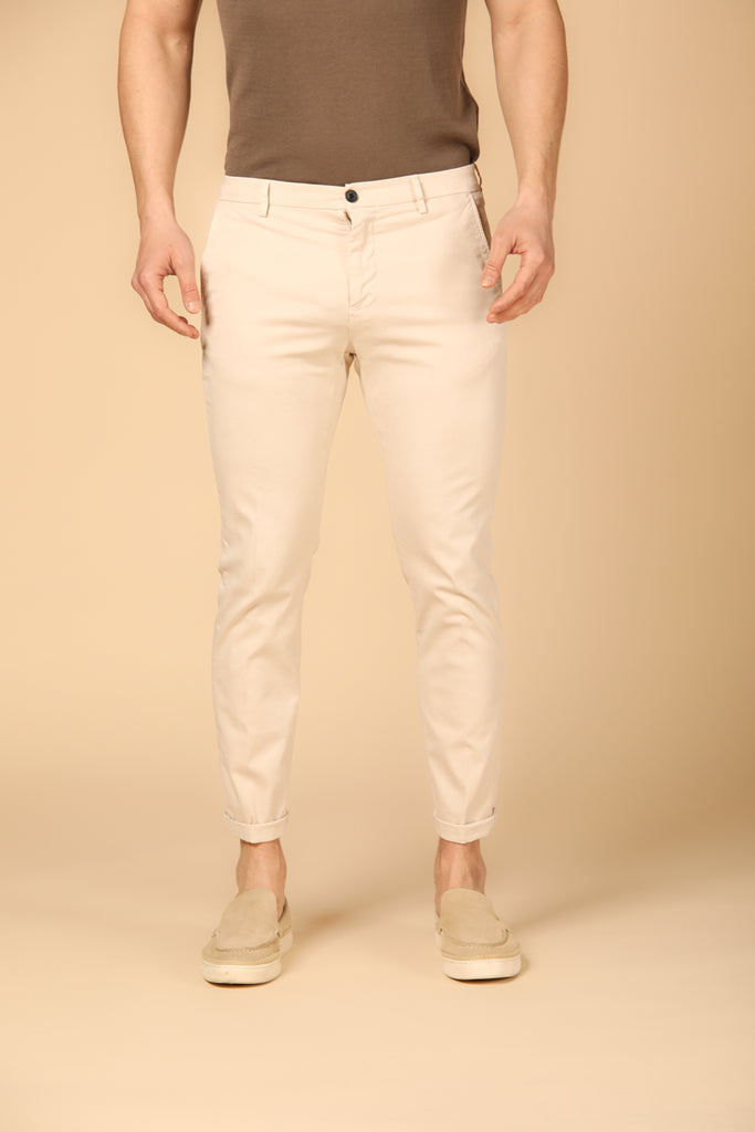 Image 1 of men's Osaka Style chino pants in stucco color, carrot fit by Mason's