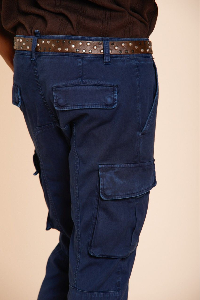 Chile Herren Cargo Hose aus Stretch-Satin extra slim fit ①