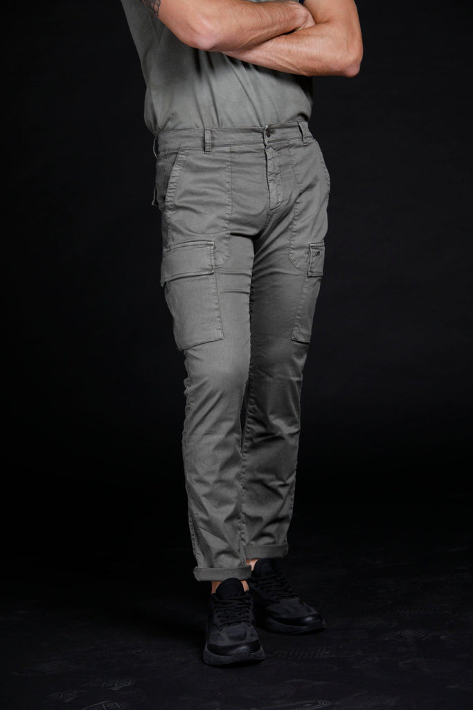 Havana limited edition man cargo pants in cotton and tencel carrot - Mason's US