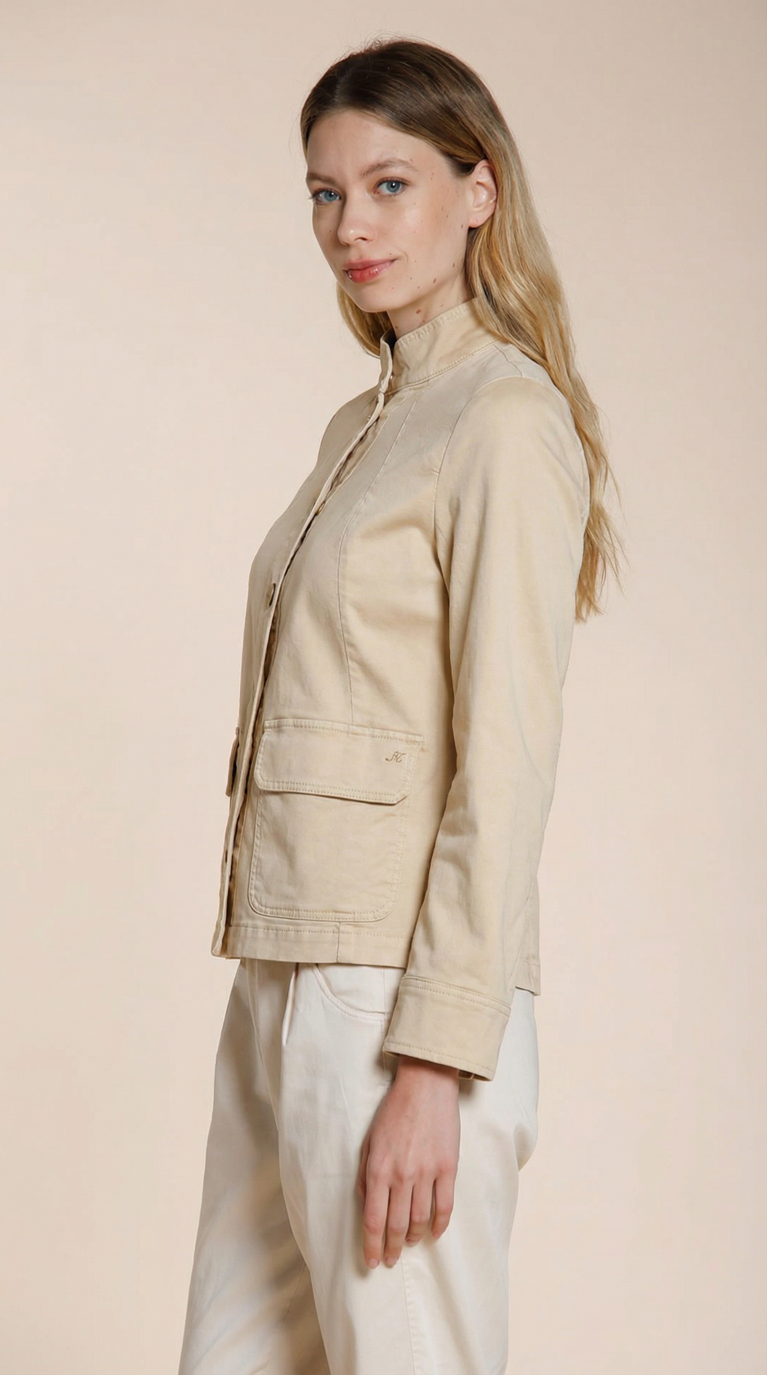 Karen New Jacke Frau aus Stretch-Sweatstoff