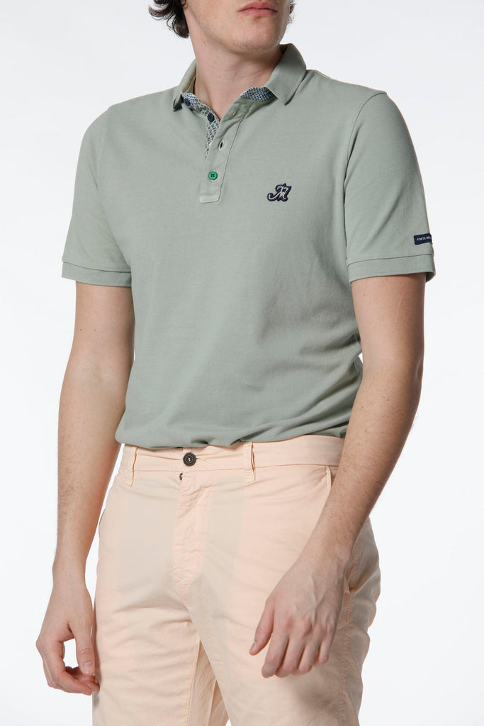 Leopardi man polo shirt in cotton with details ① - Mason's US