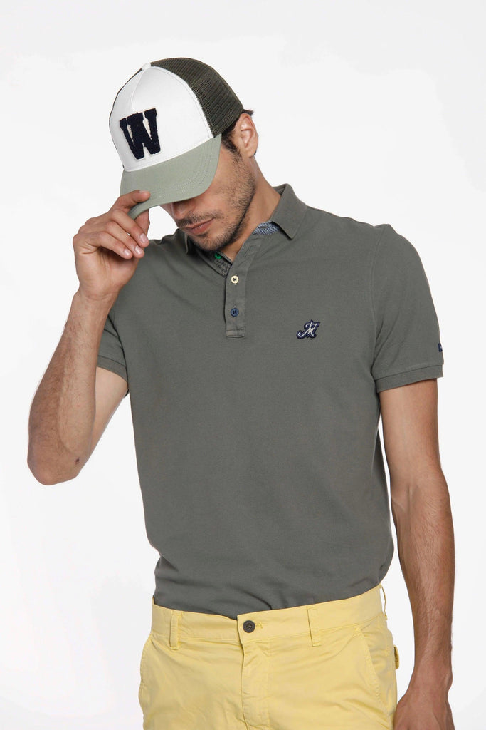 Leopardi man polo shirt in cotton with details - Mason's US