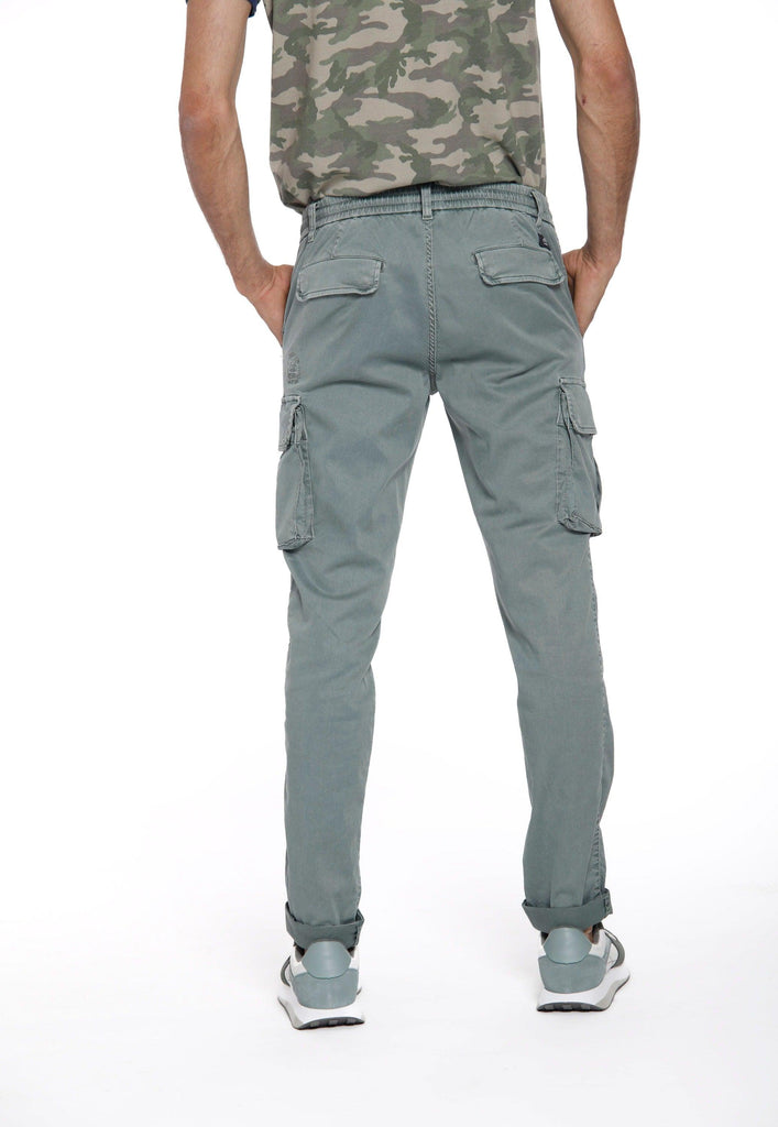 Chile Jogger pantalone cargo uomo in twill di cotone extra slim fit - Mason's 
