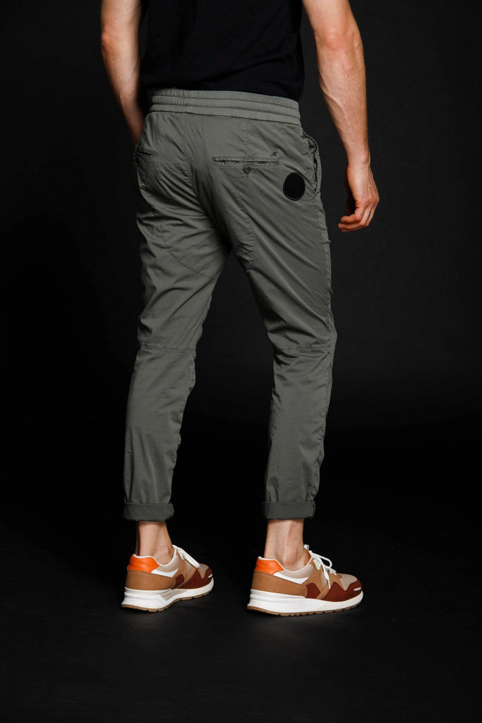 John man chino pants in cotton and nylon Logo edition carrot fit ① - Mason's US
