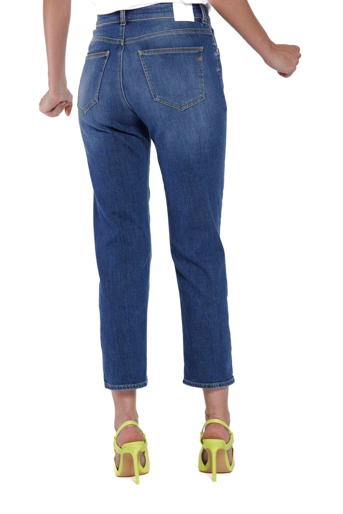 Agnes women's 5-pocket trousers in denim regular