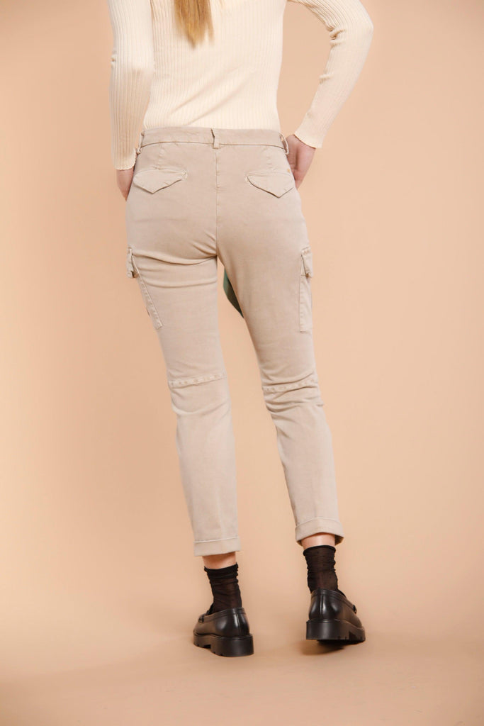 Image 5 of Mason's Chile City women's cargo pants in satin biscuit 