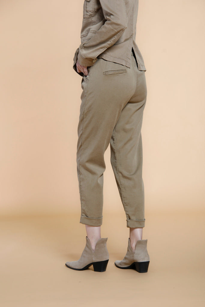 Easy Jogger woman chino pants in jersey relaxed