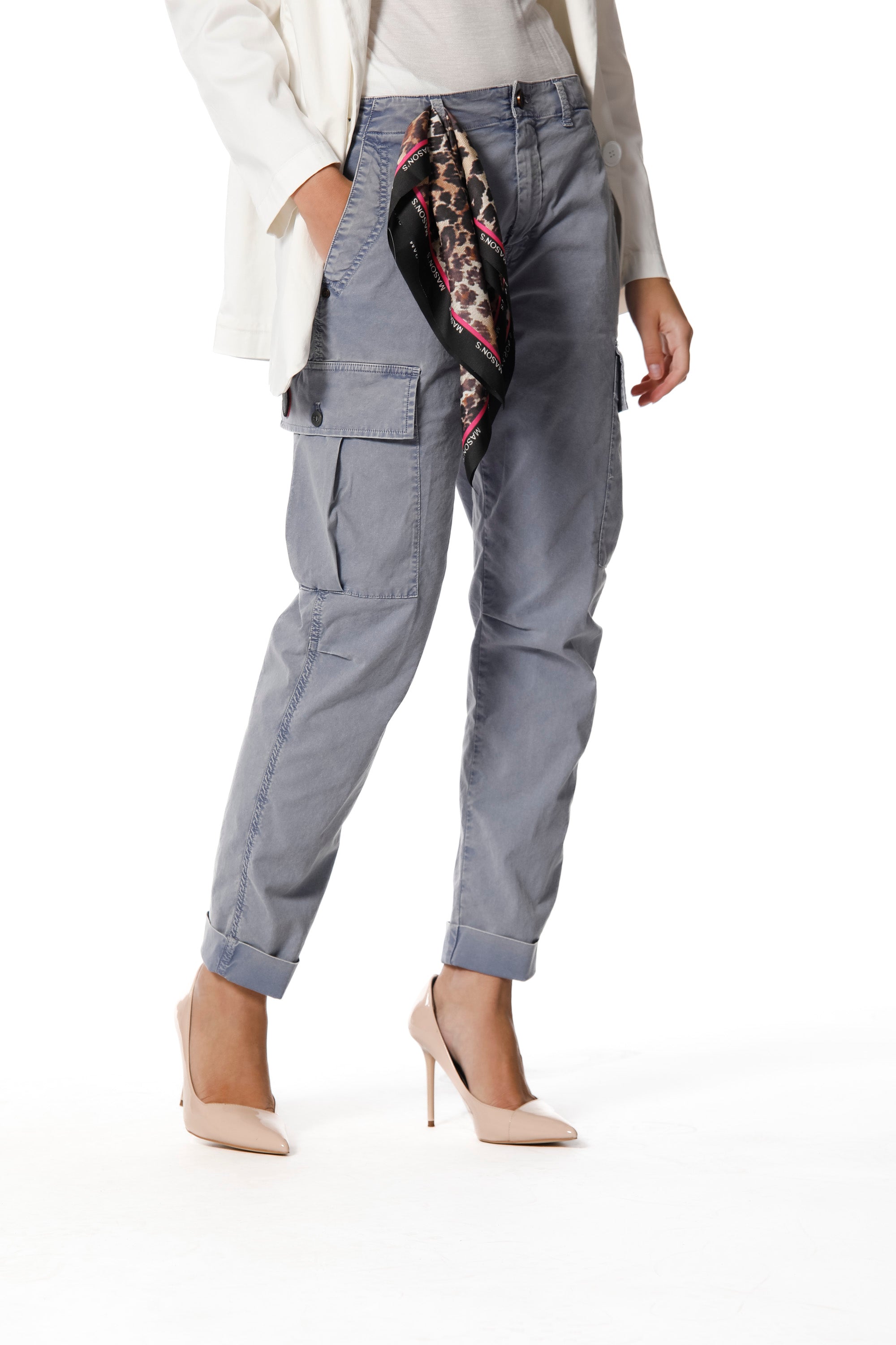 Judy Archivio pantalon cargo pour femme en coton Icon Wash Relaxed