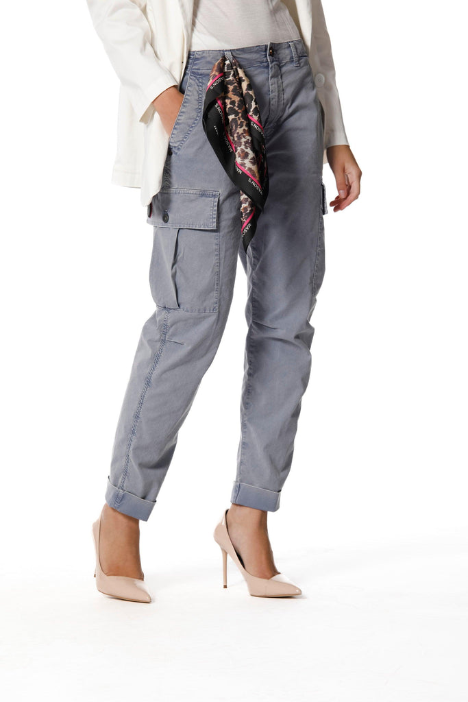 Judy Archivio woman cargo pants in stretch cotton icon washes relaxed - Mason's US