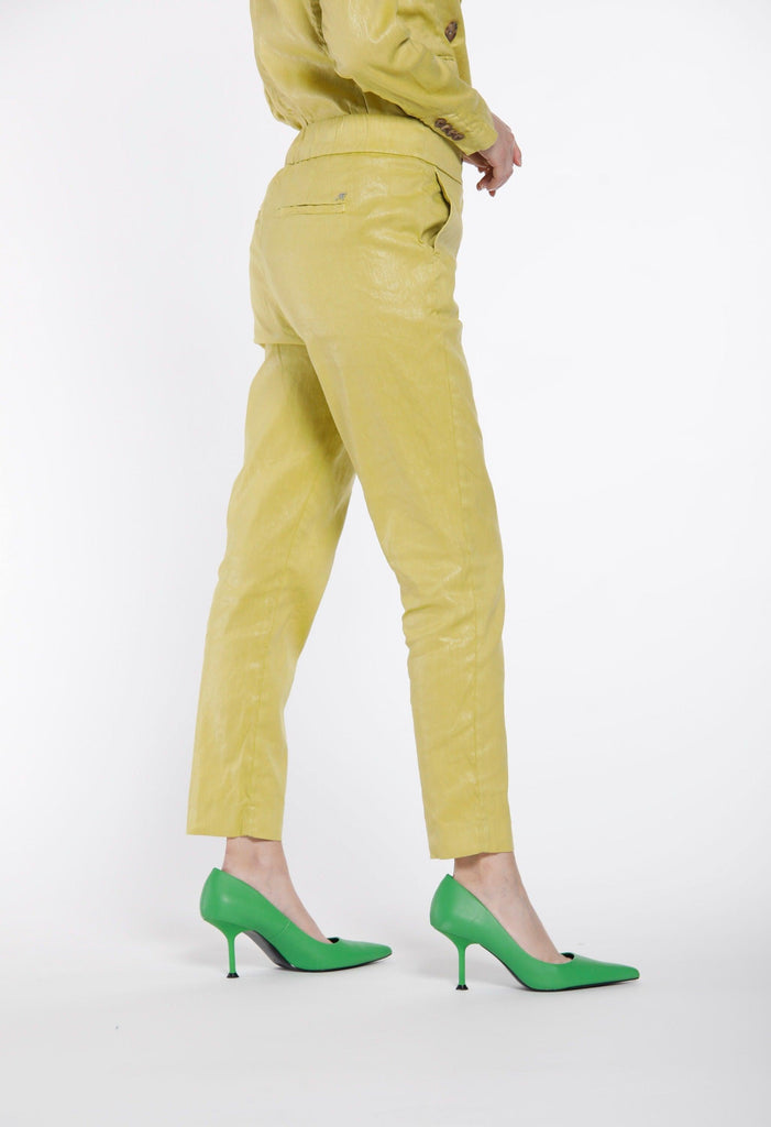 Iris Jog woman chino pants in linen and cotton curvy