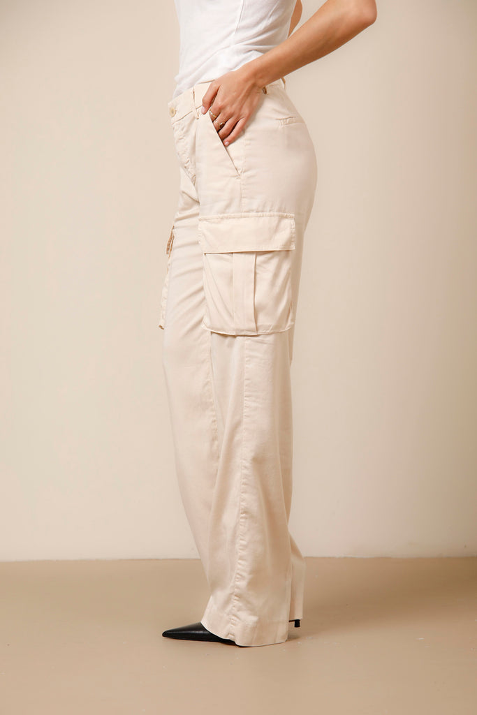 Victoria woman cargo pants limited edition in tencel regular