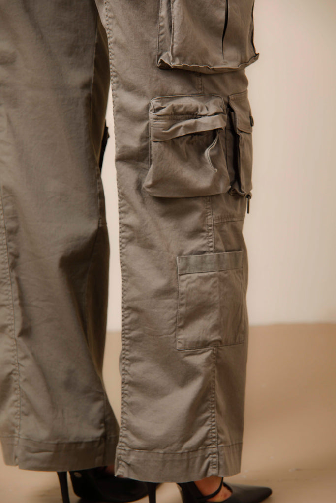 New Hunter woman cargo pants limited edition in cotton and tencel regular