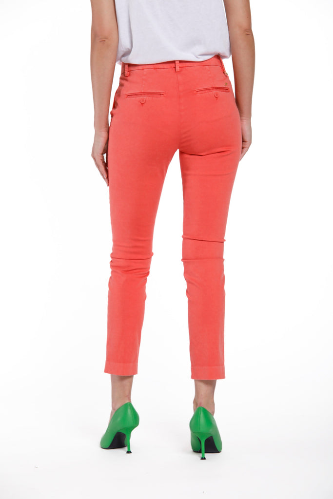 New York Slim woman chino pants in stretch satin icon washes slim