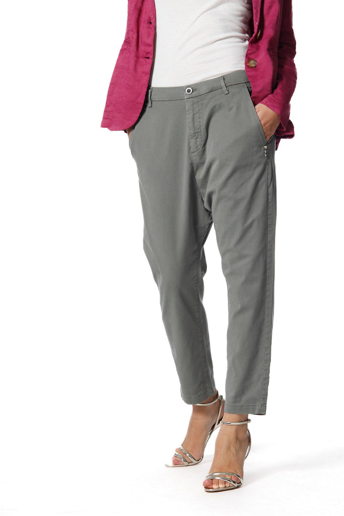 Malibu Jogger woman chino pants in cotton and tencel relaxed - Mason's US