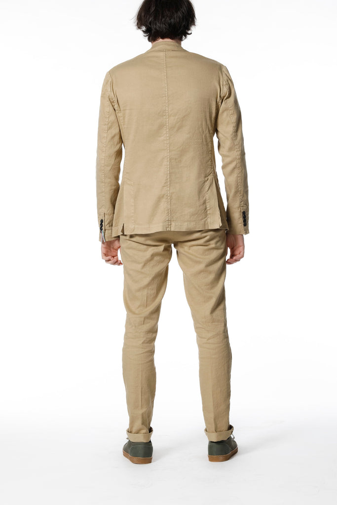 Da Vinci Safari man blazer in linen and cotton