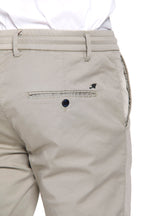 Milano Jogger Travel man chino pants in techno stretch satin extra slim