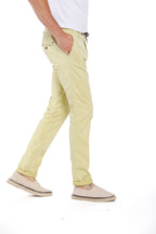 Milano Jogger man chino pants in cotton and tencel extra slim
