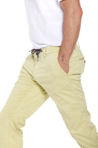 Milano Jogger man chino pants in cotton and tencel extra slim