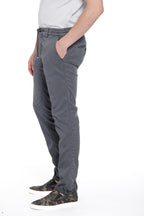 Milano Jogger man chino pants in cotton and tencel extra slim